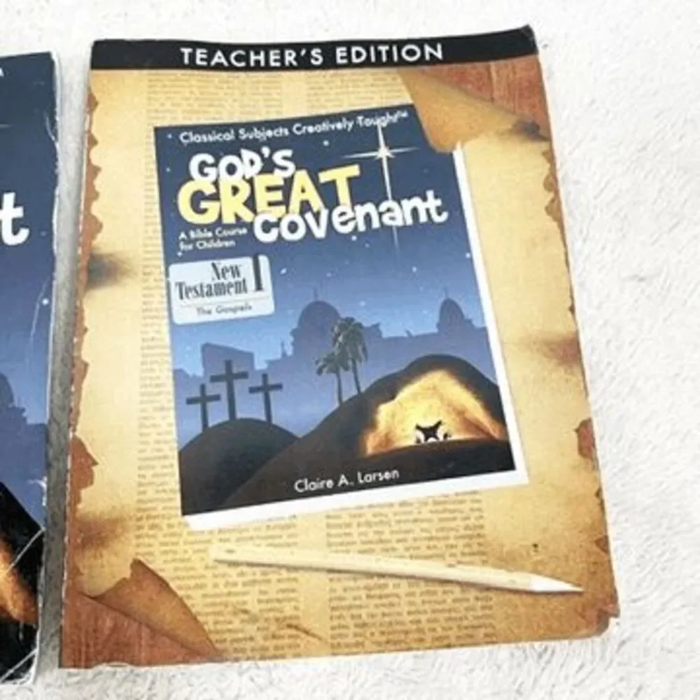 God's Great Covenant NEW Testament 1 Student Book & Teacher Guide Classical Acad